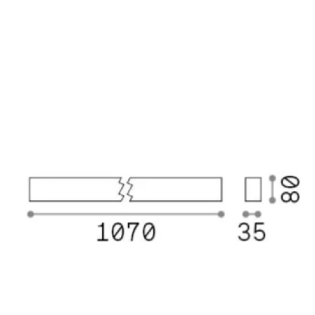 Ideal Lux - Steel Wide Bianco Lampada a Soffitto